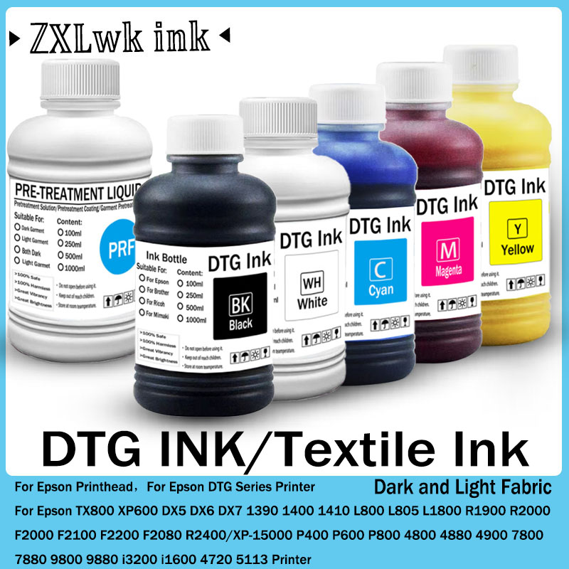 Direct To Garment Ink - Tinta DTG 250ML Tinta Tekstil untuk