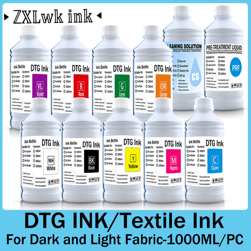 Direct To Garment Ink - Tinta Refill Tekstil DTG untuk Printer