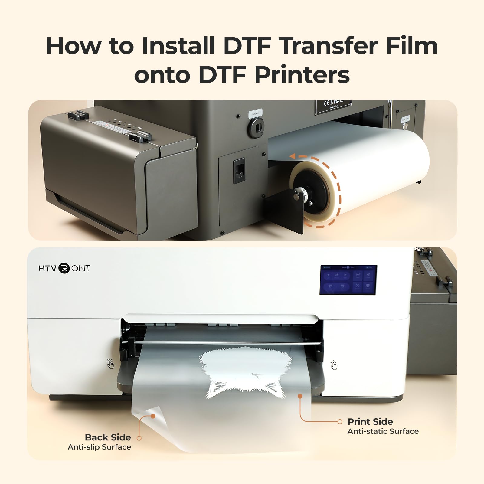 Film Transfer DTF HTVRONT 13'  - Dtf Printer Machine ulasan dan harga
