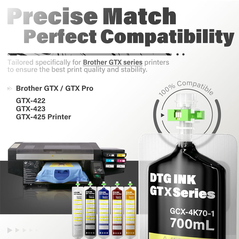 Tinta Tekstil DTG 700ML Untuk  - Direct To Garment Ink ulasan dan harga
