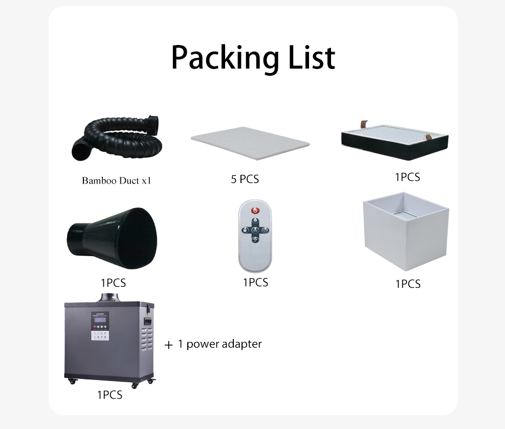 Ekstraktor Asap Laser 210W FES - Dtf Printer Machine ulasan dan harga
