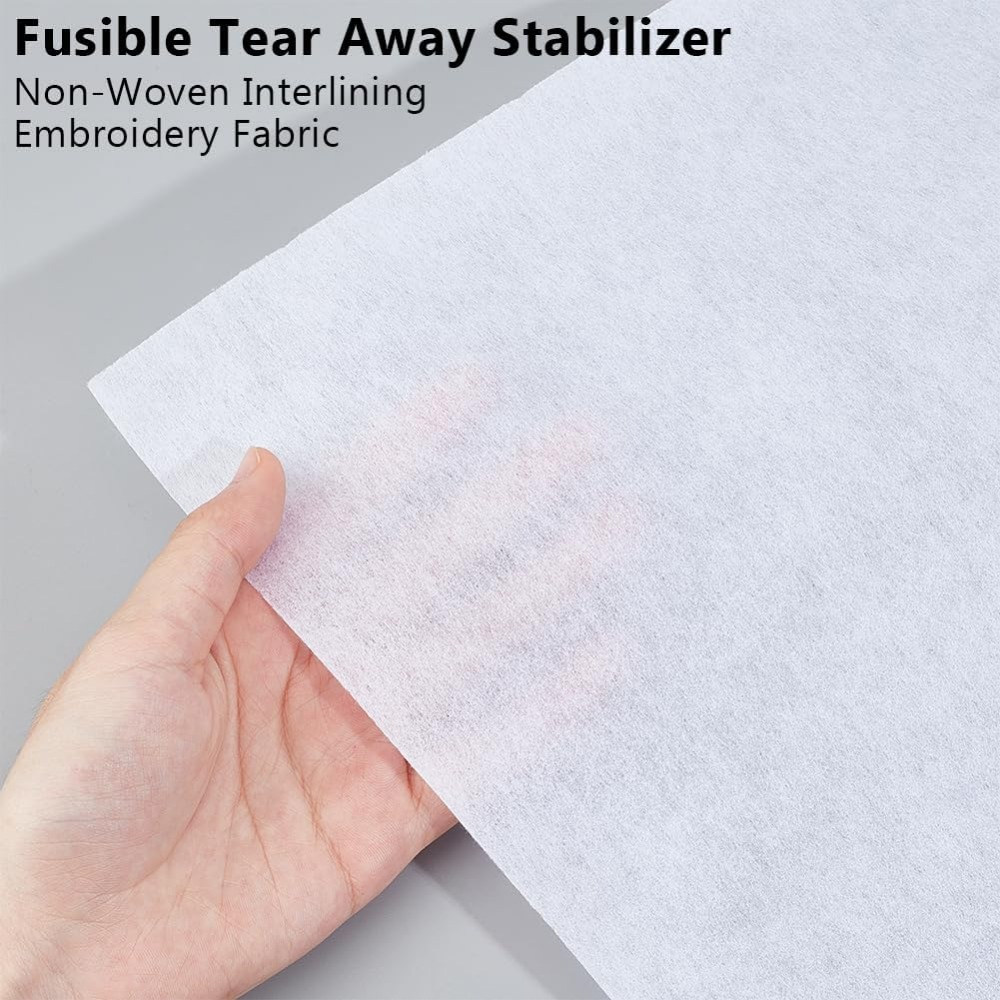 Penstabil Bordir Potong Putih  - Embroidery Stabilizer Backing ulasan dan harga