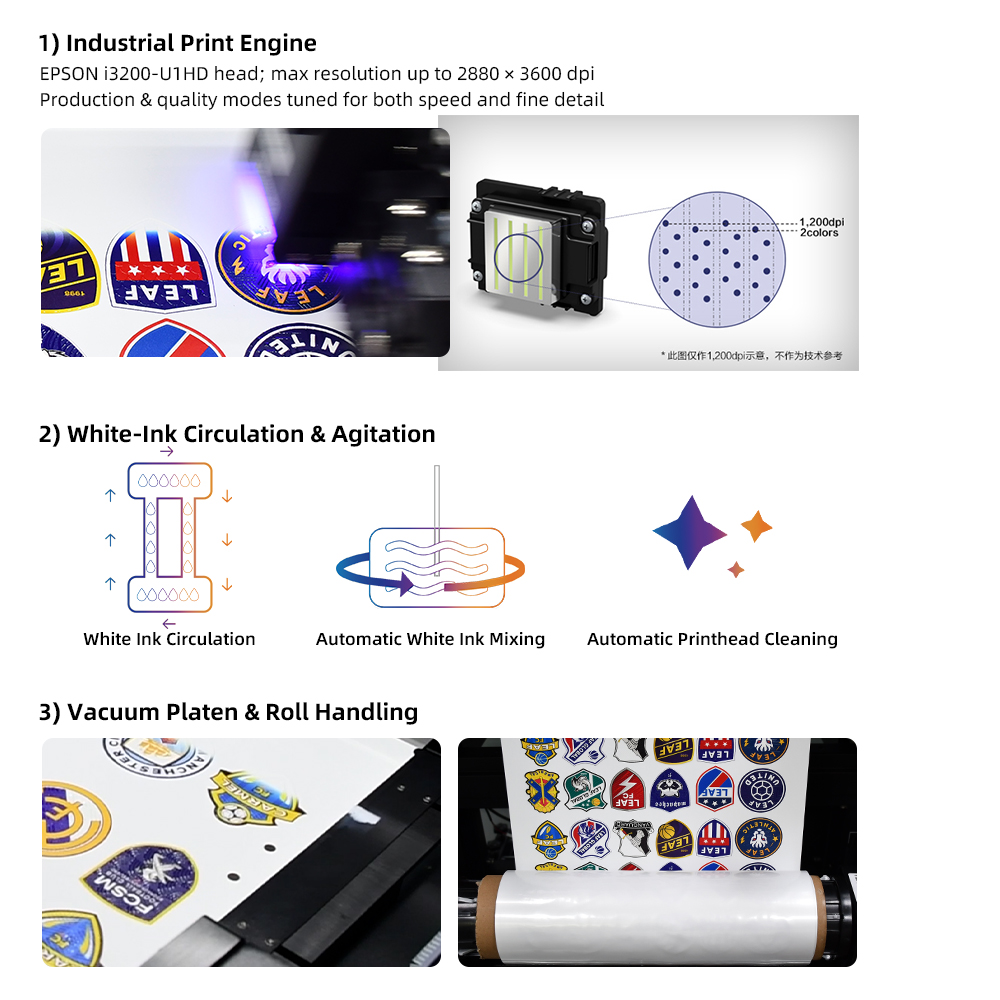 Printer Label UV DTF LEAF I320 - Dtf Printer Machine ulasan dan harga
