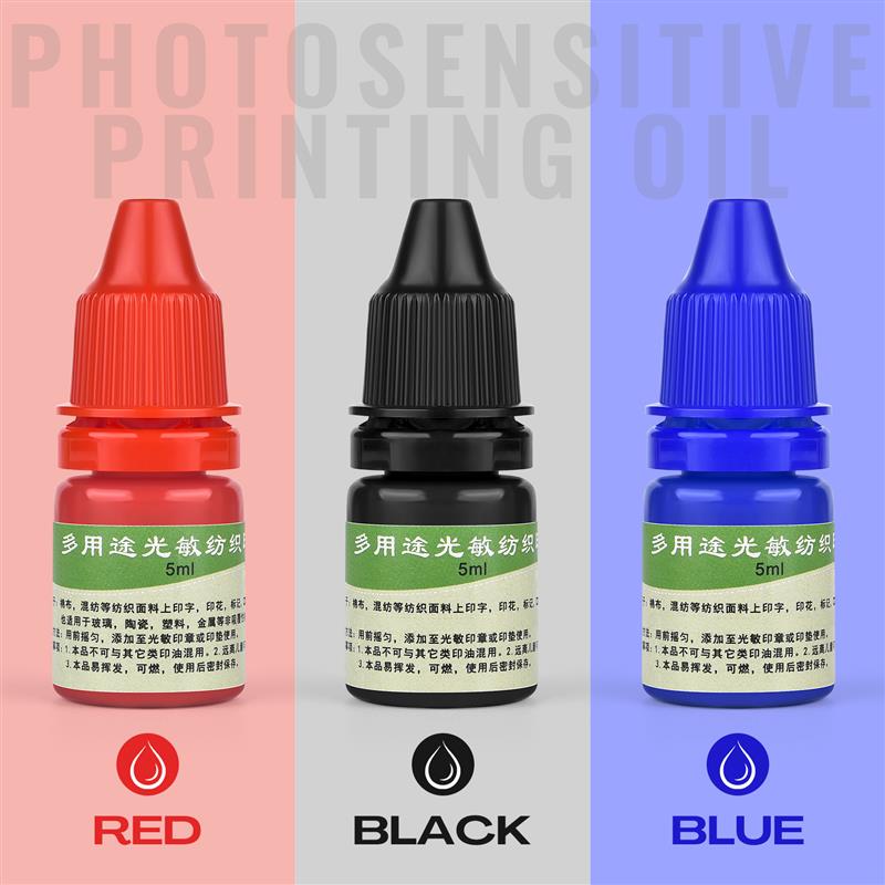 5ml tinta hitam biru merah tek - Direct To Garment Ink ulasan dan harga