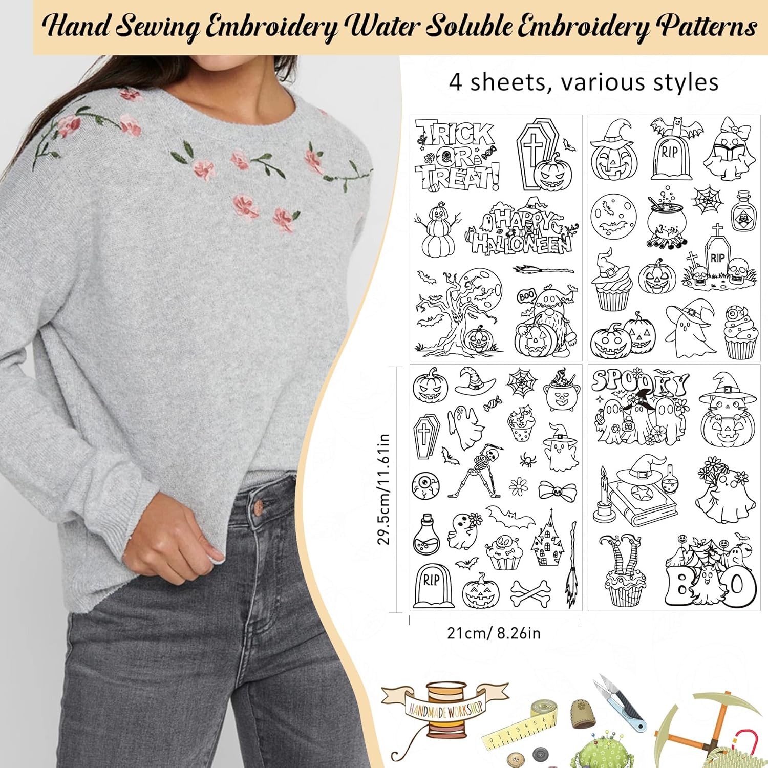 Pola Bordir Penstabil Larut Ai - Embroidery Stabilizer Backing ulasan dan harga